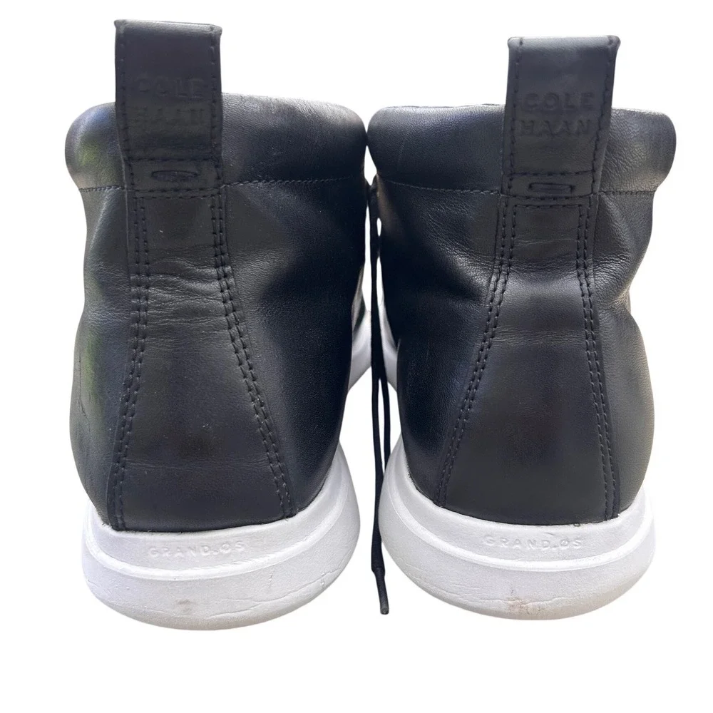 Cole Haan Grand.OS Mens Black Leather Chukka Boots C28725 Size 12 M